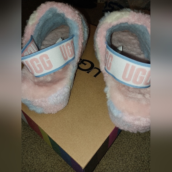 Ugg fluff yeah pride slide slippers cali collage size 8 - Picture 8 of 10